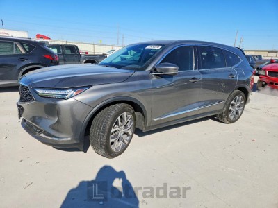 Acura Mdx 2022 VIN 5J8YD9H43NL012024