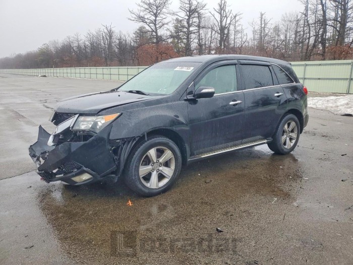 Acura Mdx 2012 VIN 2HNYD2H39CH509399