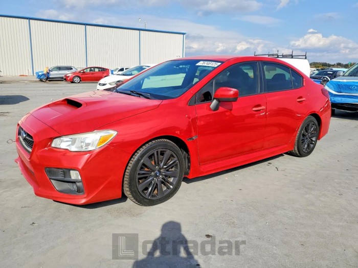 Subaru Wrx 2015 VIN JF1VA1A68F9826178