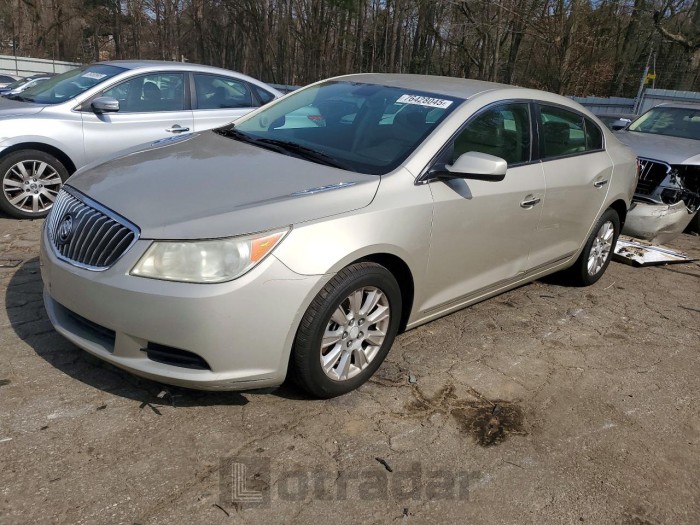 Buick Lacrosse 2013 VIN 1G4GA5E37DF313699