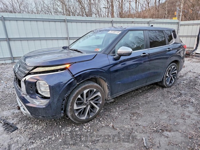 Mitsubishi Outlander 2022 VIN JA4J4UA81NZ038600
