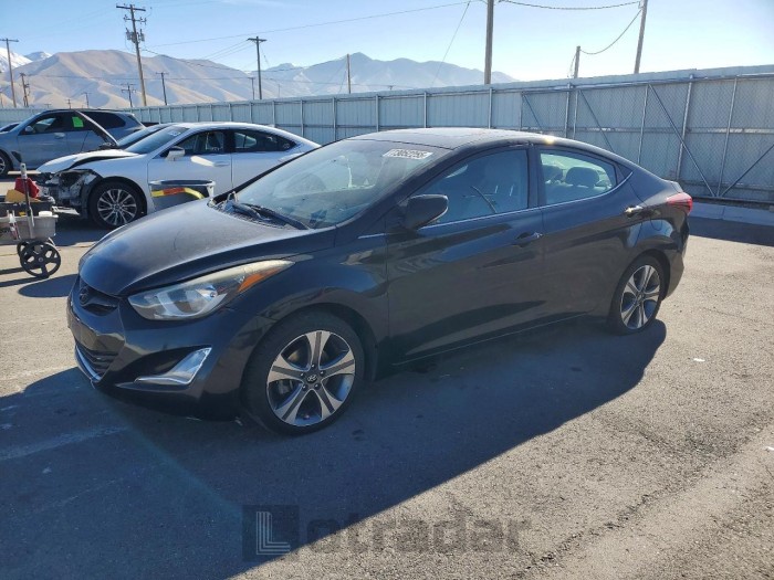 Hyundai Elantra 2014 VIN KMHDH4AH9EU076866