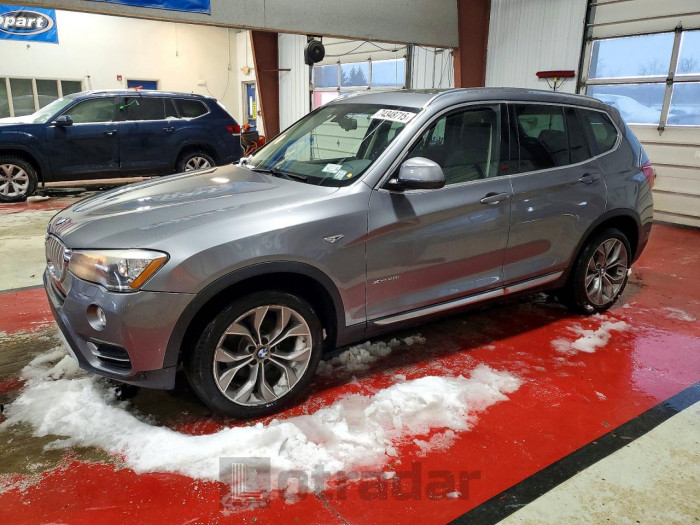 BMW X3 2016 VIN 5UXWX9C54G0D66282