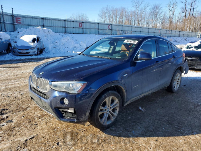 BMW X4 2016 VIN 5UXXW3C54G0R22267
