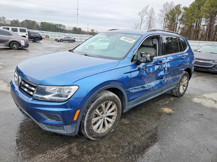 Volkswagen Tiguan 2019 VIN 3VV2B7AX8KM053621