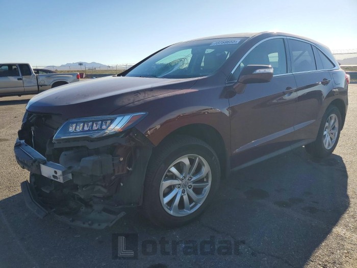 Acura Rdx 2017 VIN 5J8TB4H57HL005089