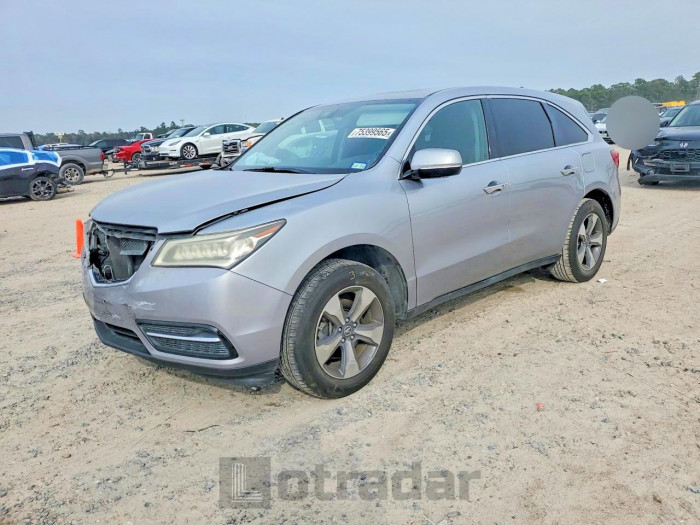 Acura Mdx 2016 VIN 5FRYD4H26GB018078