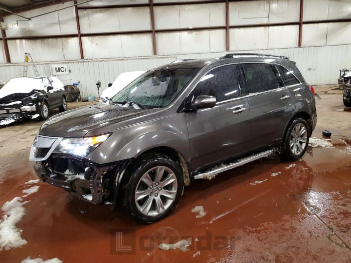 Acura Mdx 2012 VIN 2HNYD2H80CH001995