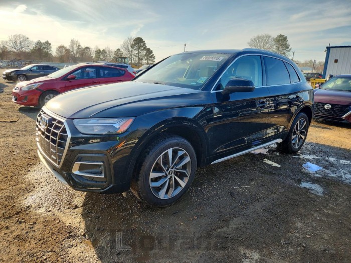 Audi Q5 2021 VIN WA1BAAFYXM2118411