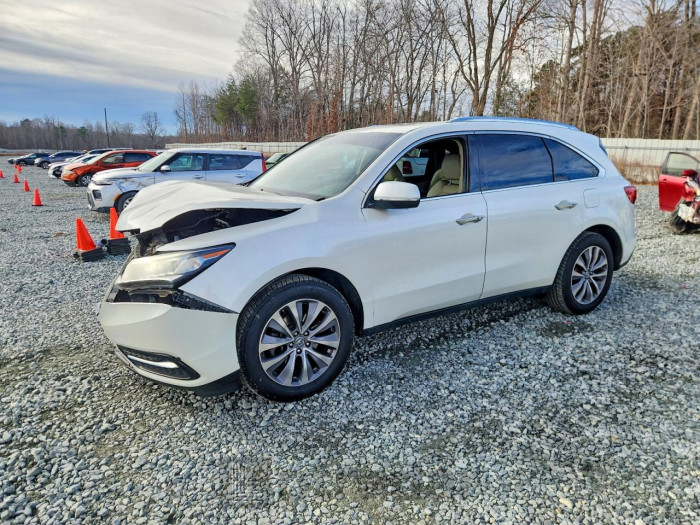 Acura Mdx 2014 VIN 5FRYD4H41EB035823