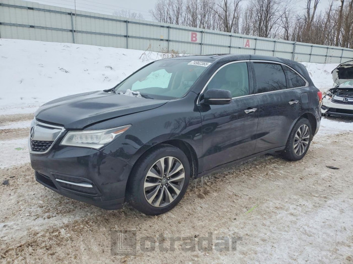 Acura Mdx 2016 VIN 5FRYD4H4XGB028078
