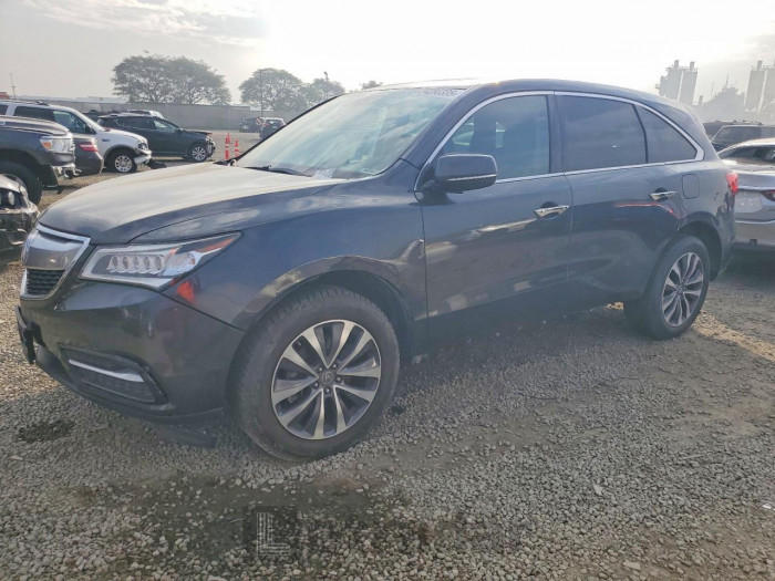 Acura Mdx 2015 VIN 5FRYD3H69FB011962