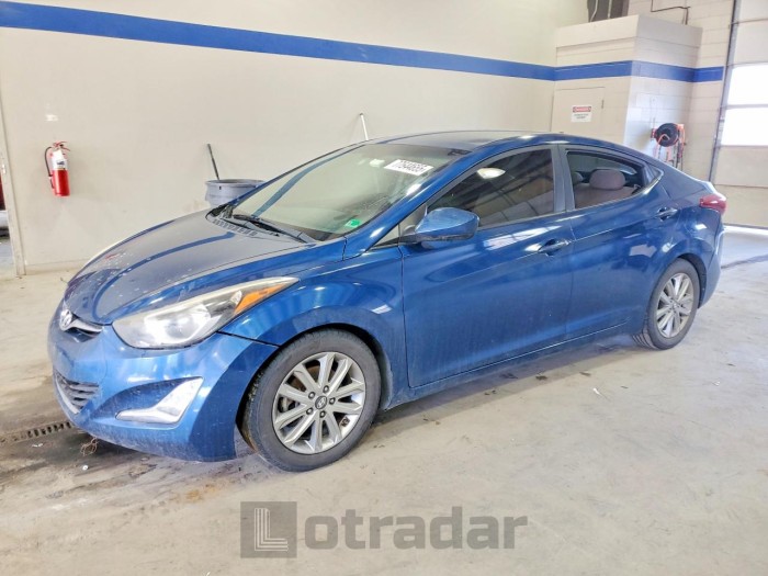 Hyundai Elantra 2015 VIN KMHDH4AE3FU249093