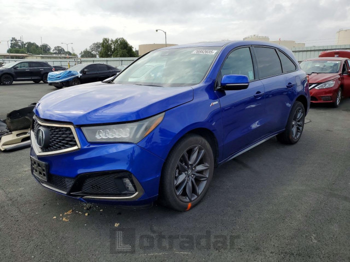 Acura Mdx 2019 VIN 5J8YD4H01KL014494