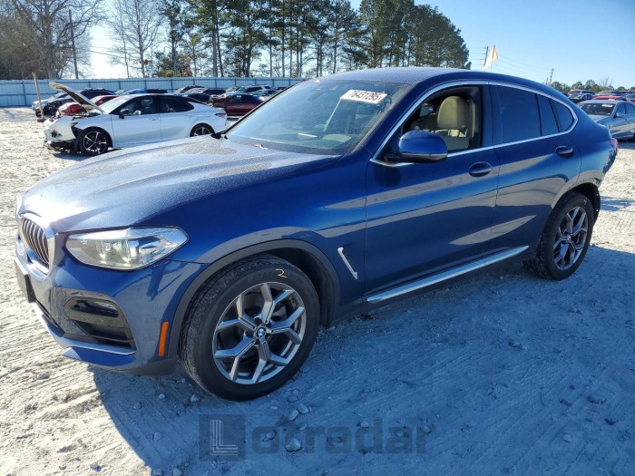 BMW X4 2020 VIN 5UX2V1C06L9B39854