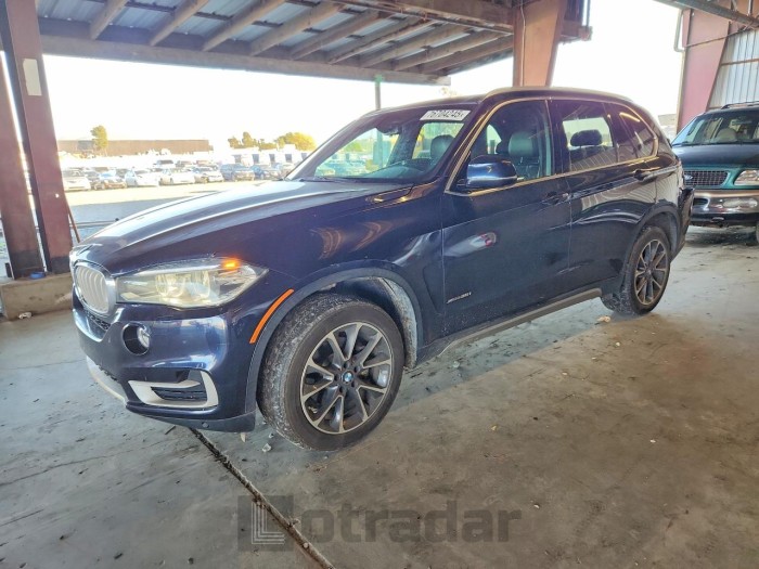 BMW X5 2017 VIN 5UXKR0C32H0V74176