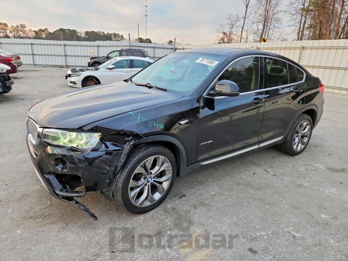 BMW X4 2016 VIN 5UXXW3C58G0R21185