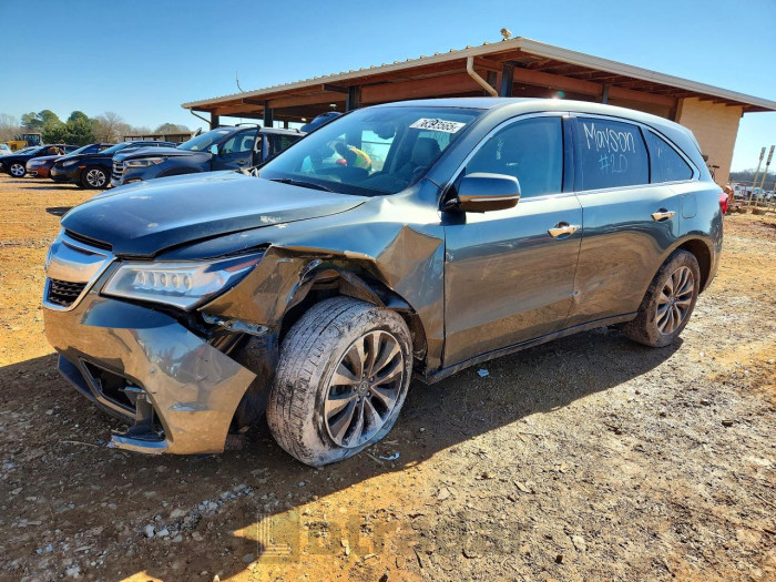 Acura Mdx 2014 VIN 5FRYD3H4XEB014298