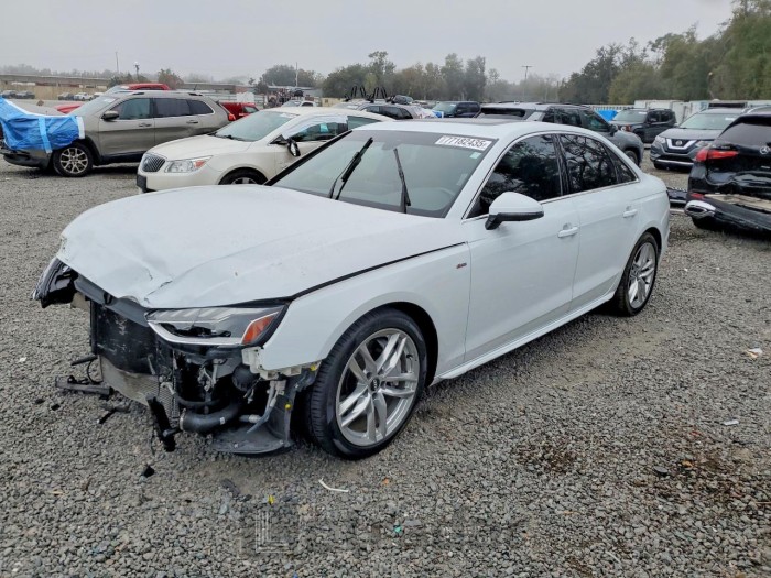Audi A4 2021 VIN WAUEAAF49MN006212