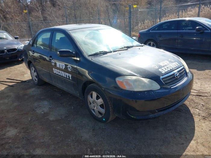 Toyota Corolla 2007 VIN JTDBR32E370133807