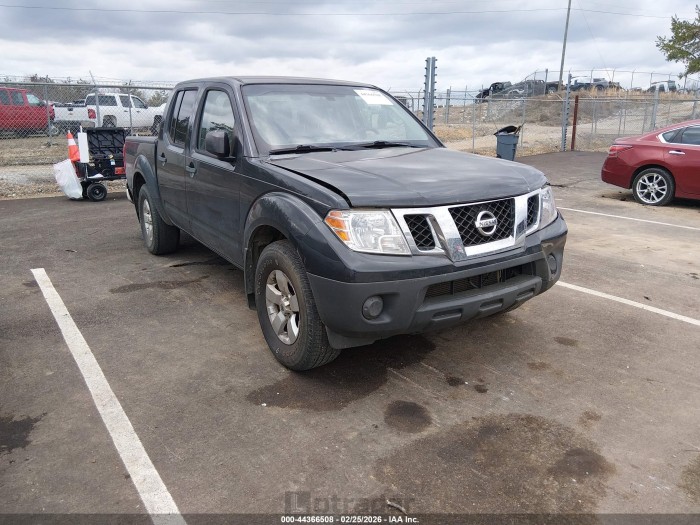 Nissan Navara (frontier) 2012 VIN 1N6AD0ER8CC475296