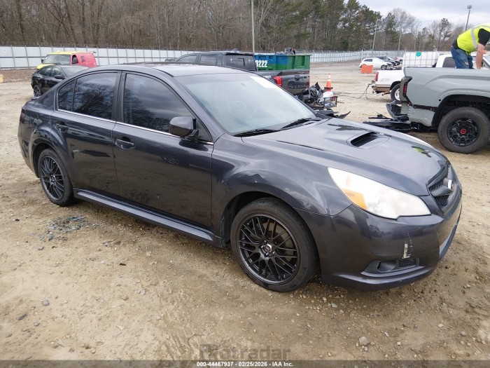 Subaru LEGACY 2012 VIN 4S3BMFK62C1038510