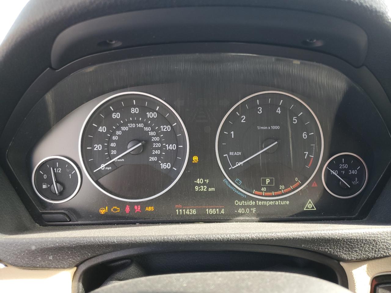 BMW 3 SERIES 2013 VIN WBA3B9C58DF585543 фото 9