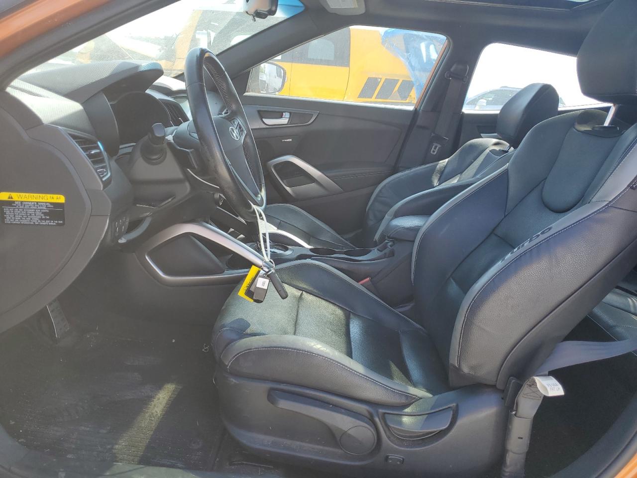HYUNDAI VELOSTER 2016 VIN KMHTC6AE3GU275166 фото 7