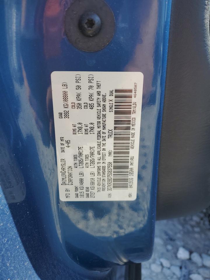 DODGE RAM 2500 2005 VIN 3D7KR28D75G837550 фото 12