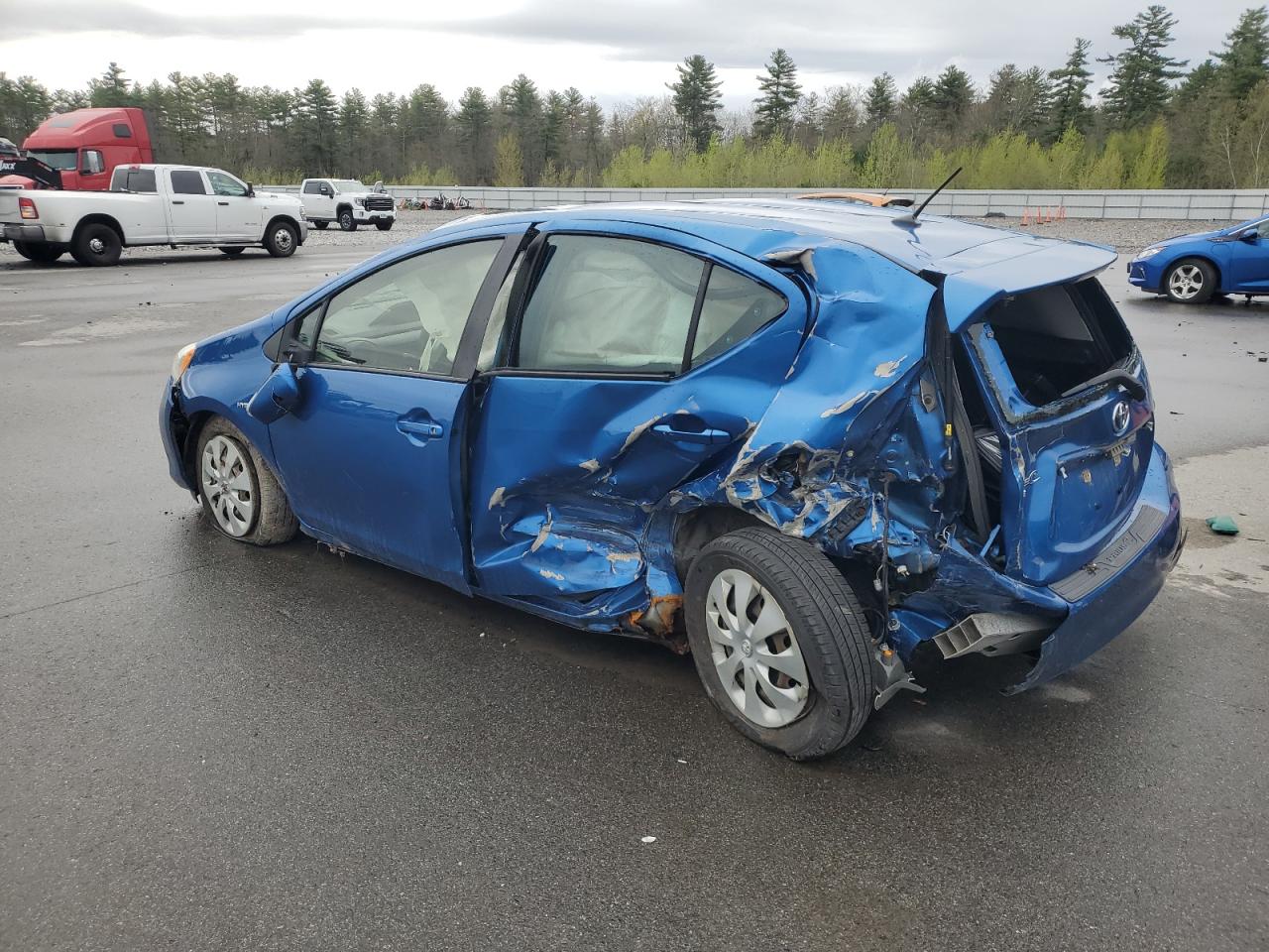 TOYOTA PRIUS 2012 VIN JTDKDTB39C1507466 фото 2