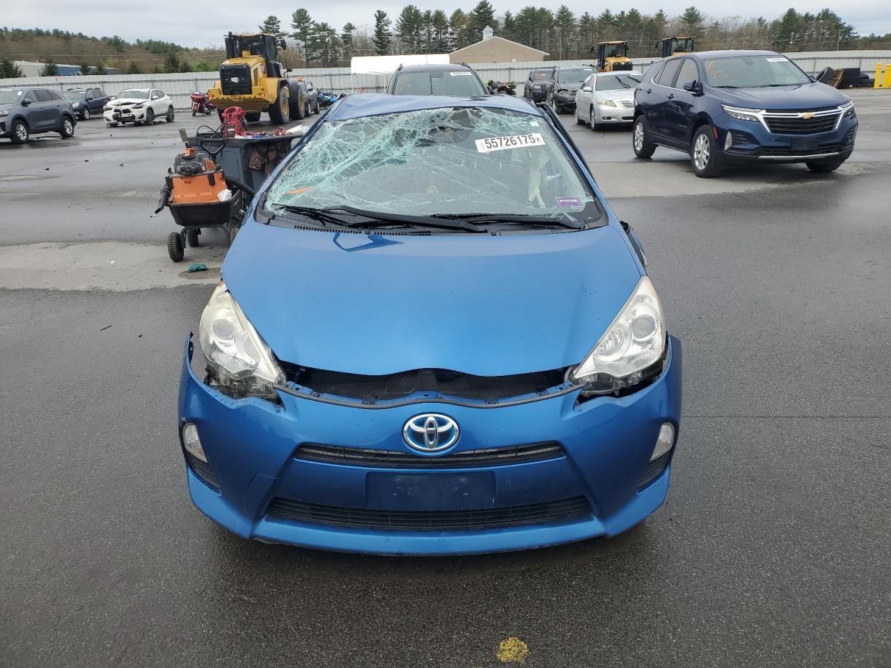 TOYOTA PRIUS 2012 VIN JTDKDTB39C1507466 фото 5