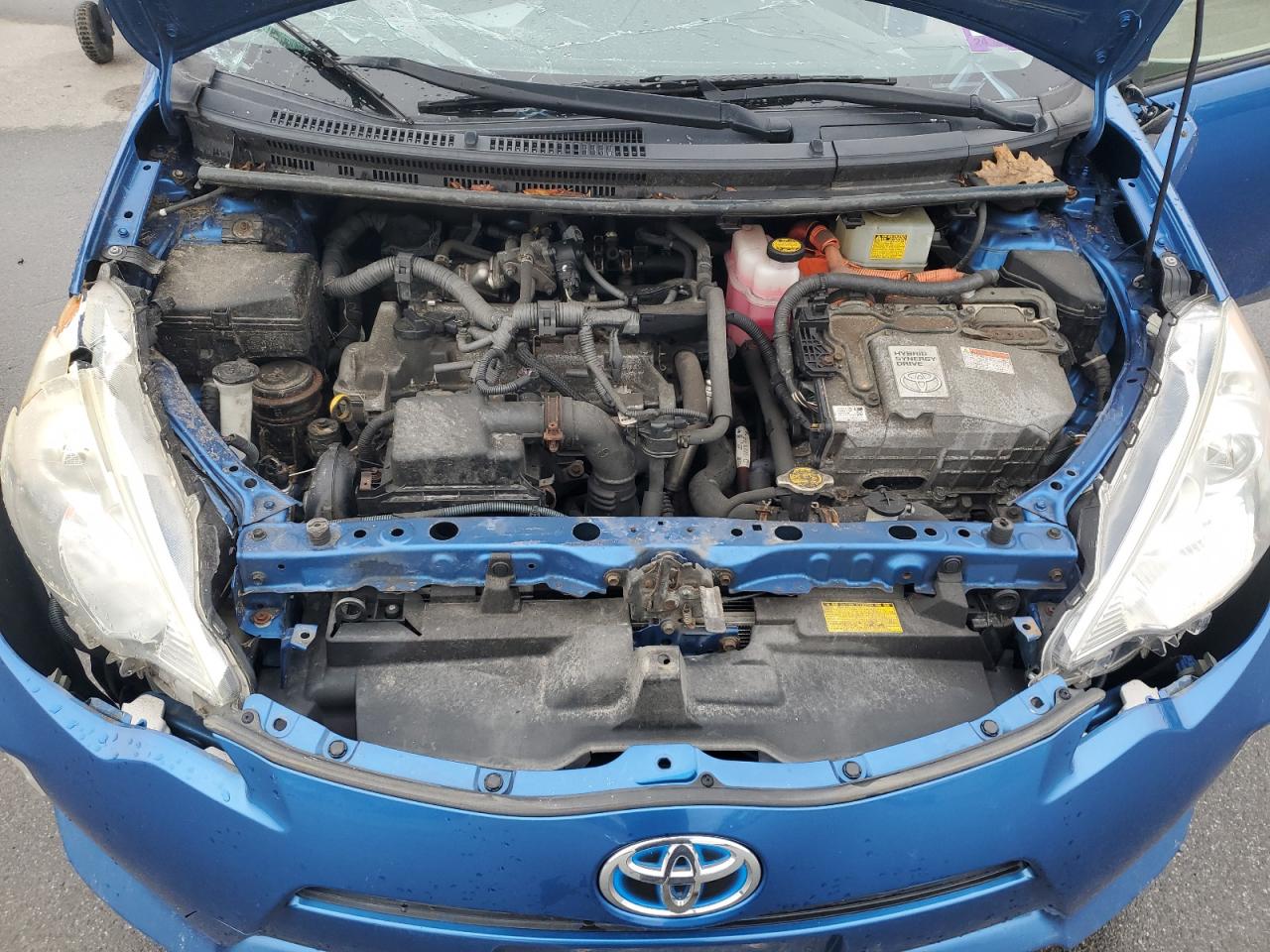 TOYOTA PRIUS 2012 VIN JTDKDTB39C1507466 фото 11