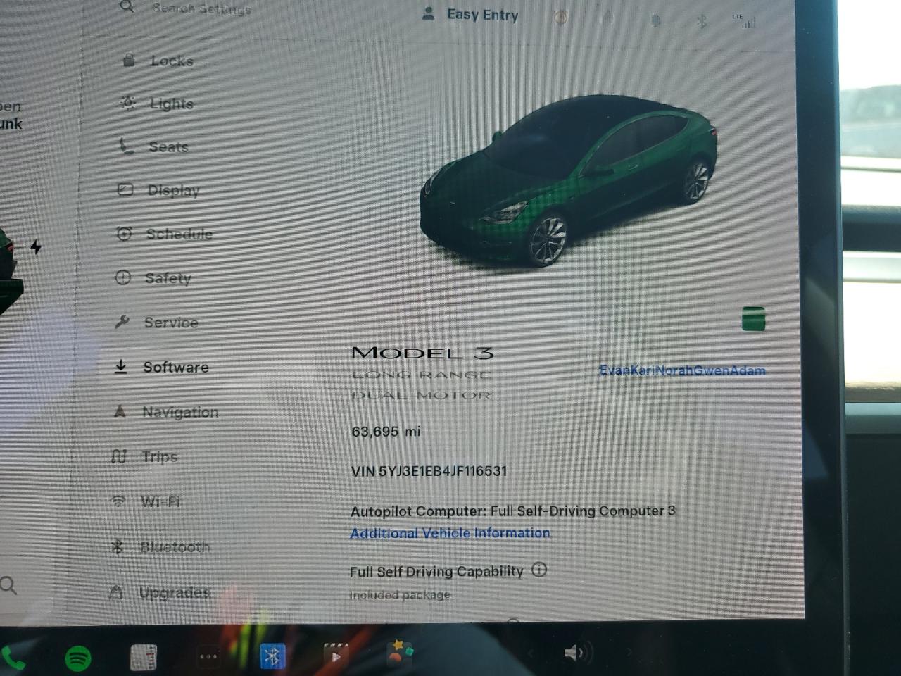 TESLA MODEL 3 2018 VIN 5YJ3E1EB4JF116531 фото 9