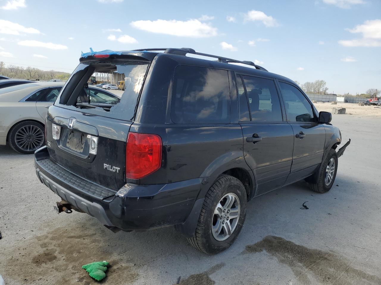 HONDA PILOT 2005 VIN 5FNYF18635B001295 фото 3