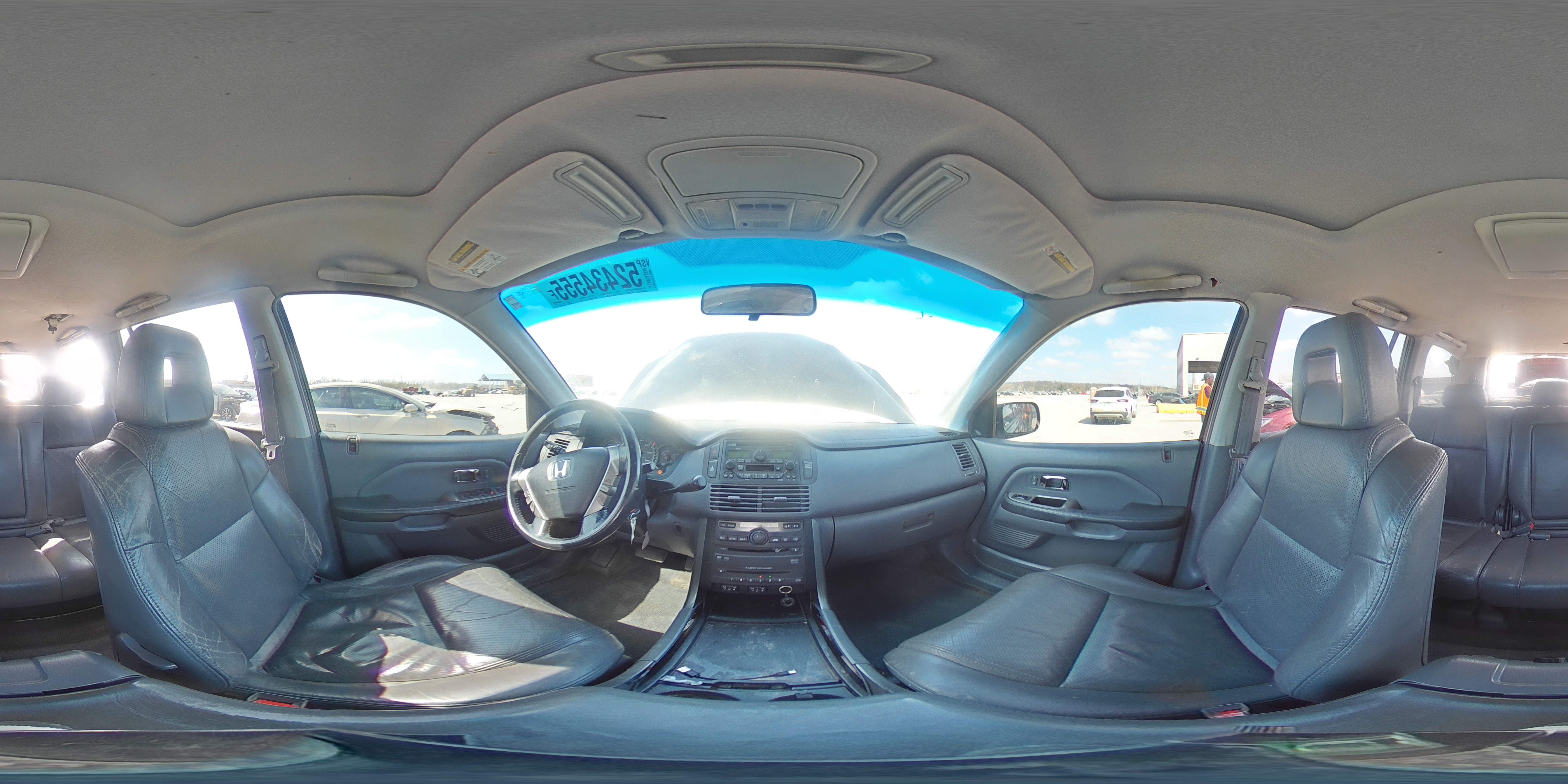 HONDA PILOT 2005 VIN 5FNYF18635B001295 фото 14