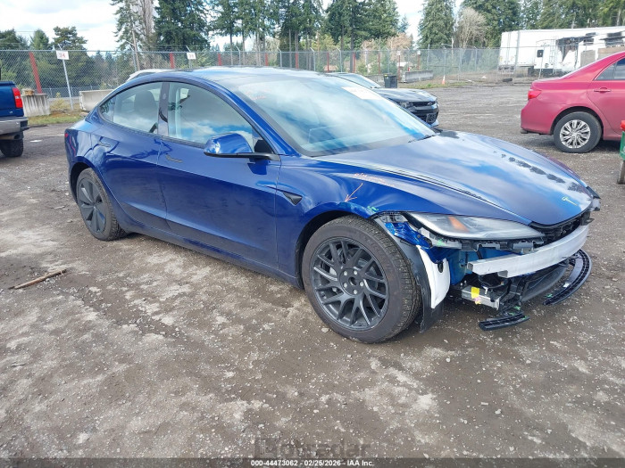 Tesla Model 3 2025 VIN 5YJ3E1EA9SF043312