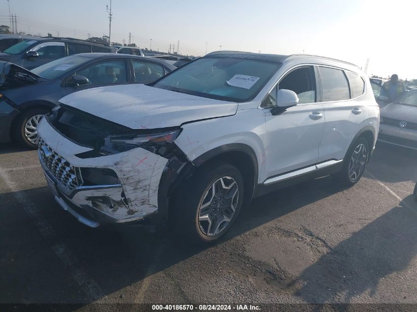 HYUNDAI SANTA FE HYBRID 2023 VIN 5NMS5DA10PH002995 фото 2