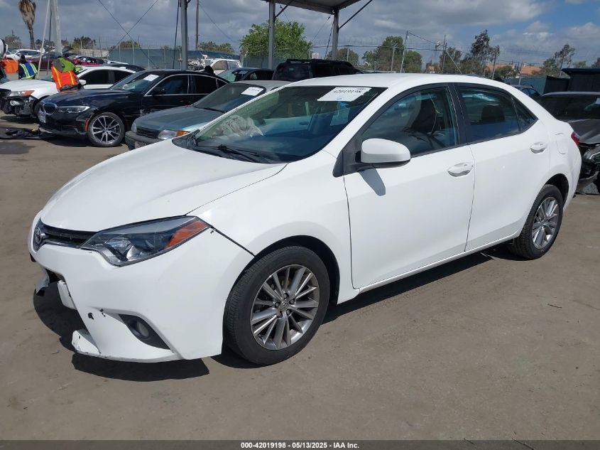 TOYOTA COROLLA 2014 VIN 5YFBURHE0EP032915 фото 2