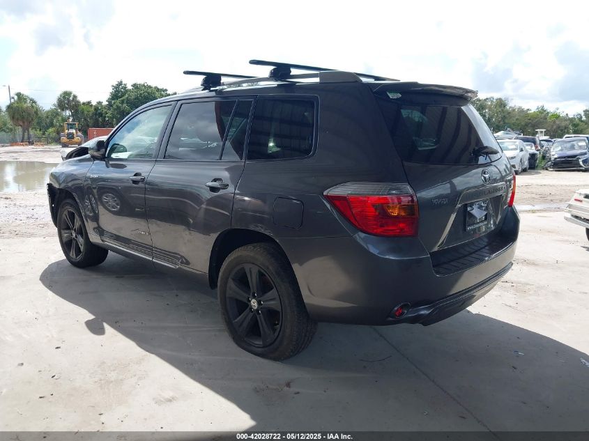 TOYOTA HIGHLANDER 2008 VIN JTEDS43A682047343 фото 3