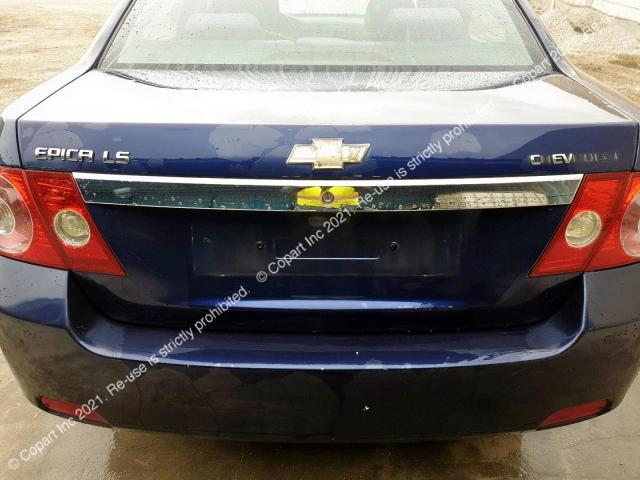 CHEVROLET EPICA 2007 VIN KL1VJ53K27B026201 фото 13