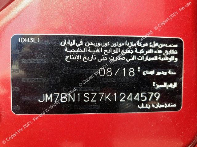 MAZDA 3 2019 VIN JM7BN1SZ7K1244579 фото 12