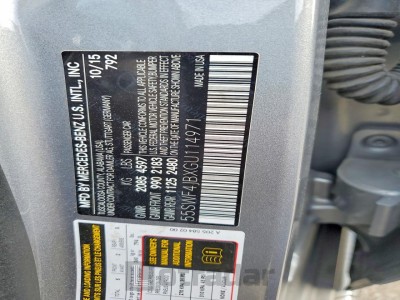 Mercedes-benz C class 2016 VIN 55SWF4JBXGU114971