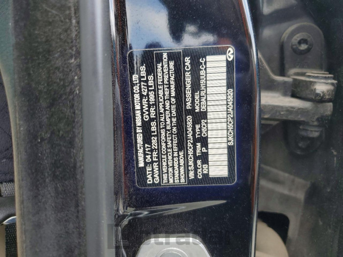 Infiniti Qx30 2018 VIN SJKCH5CP2JA045820