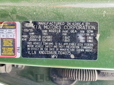 Kia Soul 2020 KNDJ33AU9L7104075