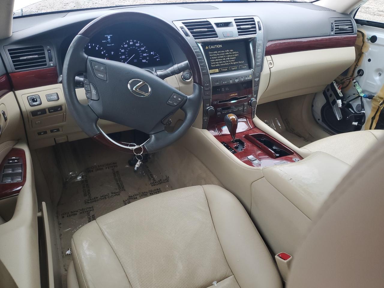 LEXUS LS460 2007 VIN JTHBL46F075042974 фото 8