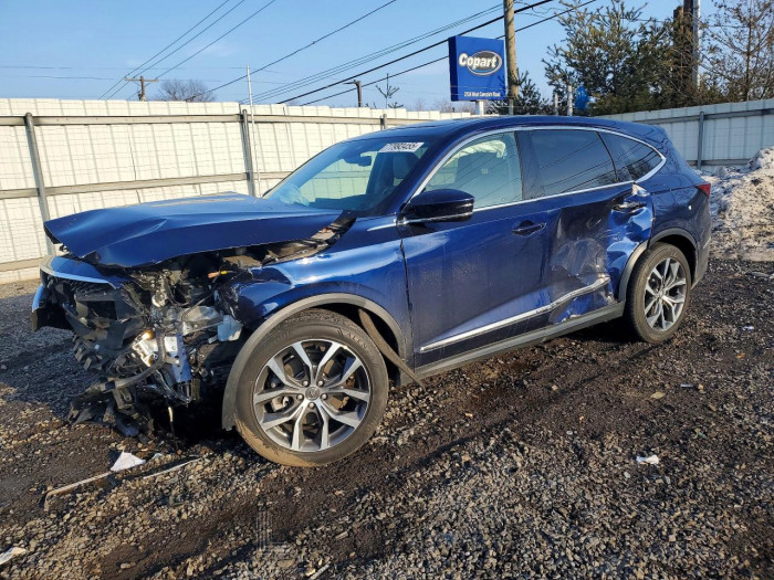 Acura Mdx 2022 VIN 5J8YE1H43NL024012