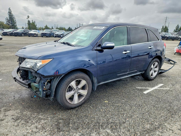 Acura Mdx 2013 VIN 2HNYD2H29DH516524