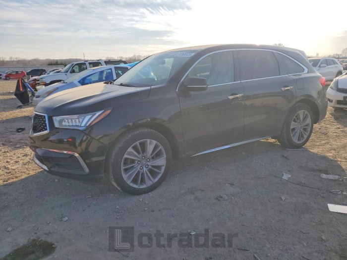 Acura Mdx 2018 VIN 5J8YD4H57JL011237