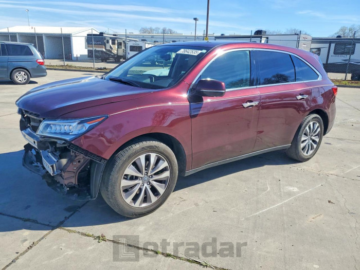 Acura Mdx 2014 VIN 5FRYD3H42EB011279