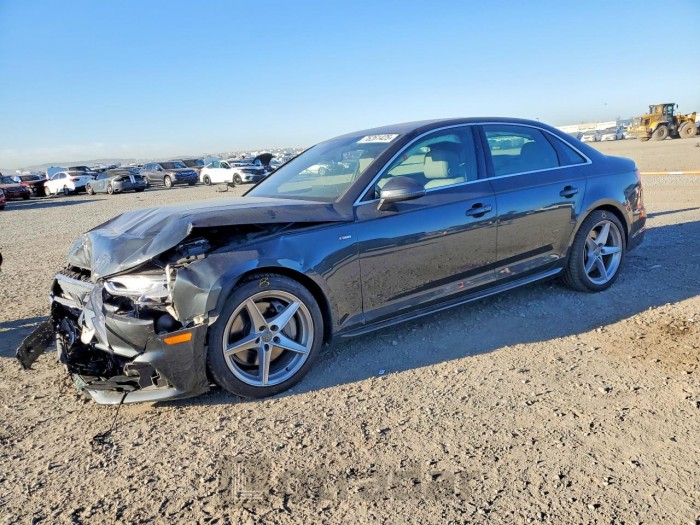 Audi A4 2018 VIN WAUENAF43JA222922